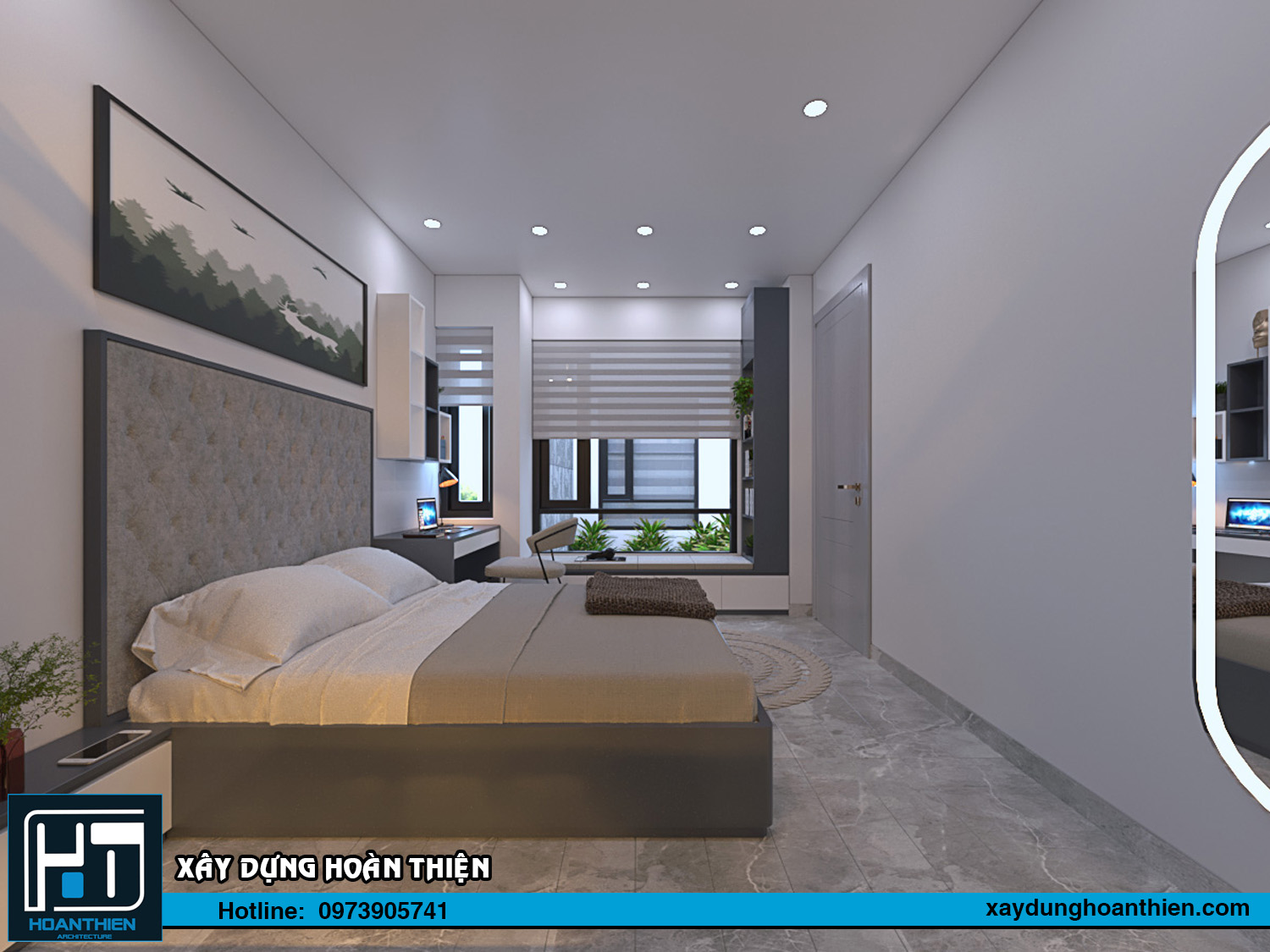 Mẫu thiết kế nội thất biệt thự hiện đại tại hải phòng