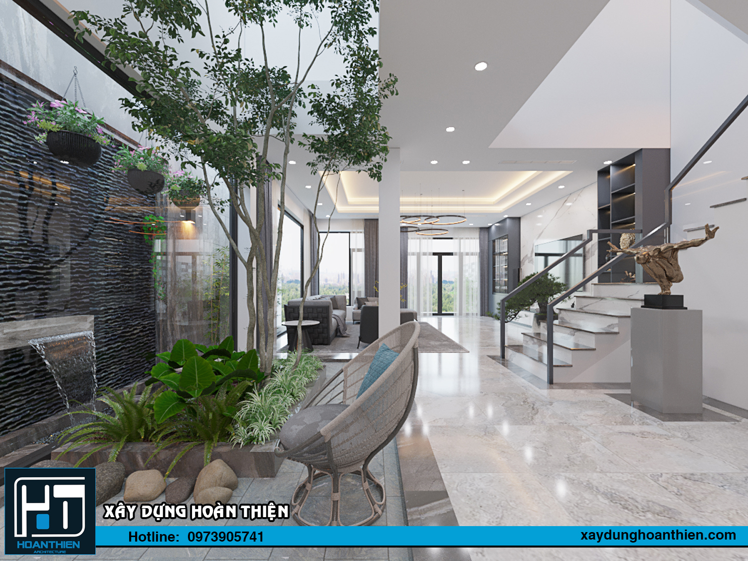 Mẫu thiết kế nội thất biệt thự hiện đại tại hải phòng
