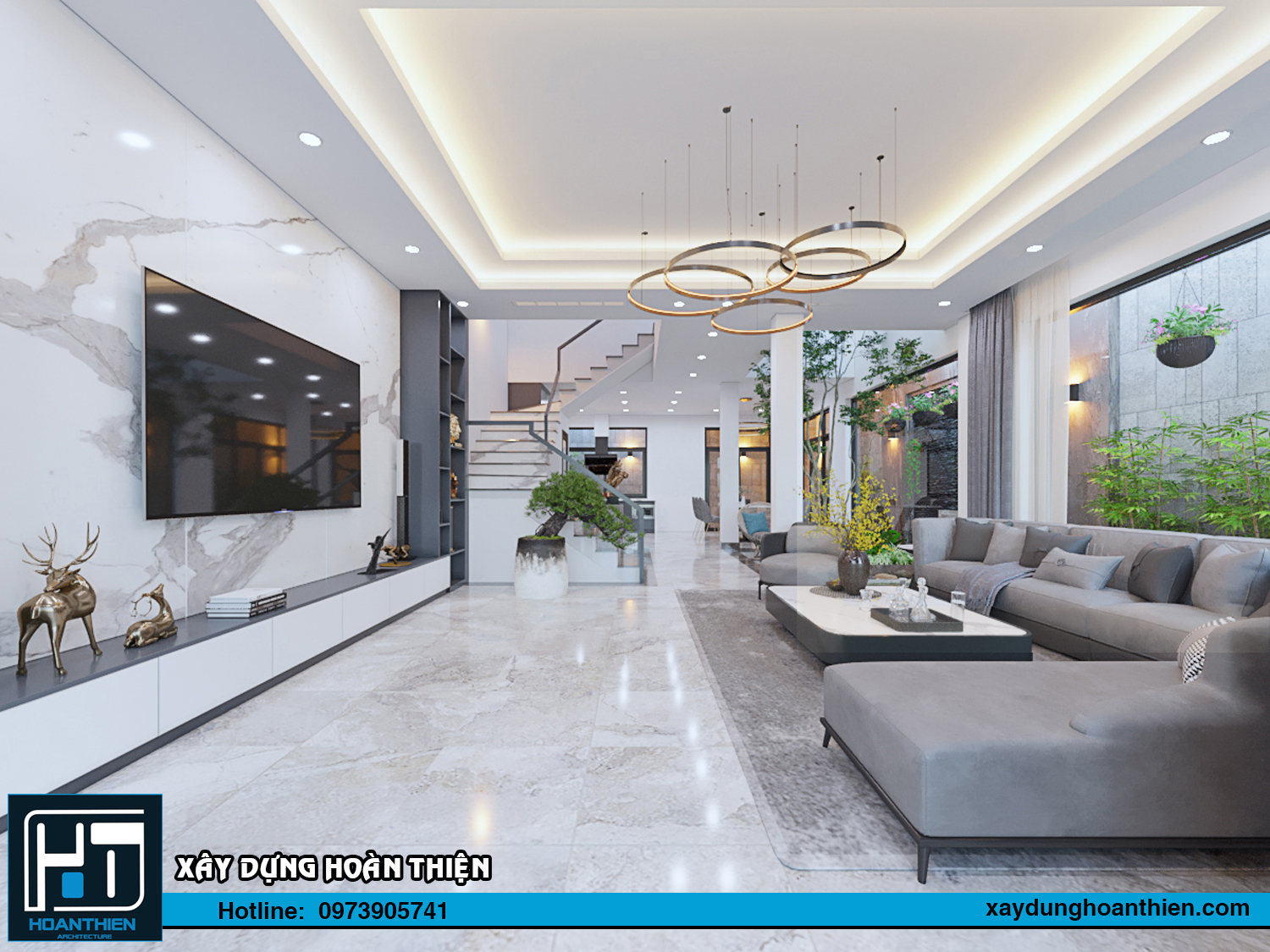 Mẫu thiết kế nội thất biệt thự hiện đại tại hải phòng