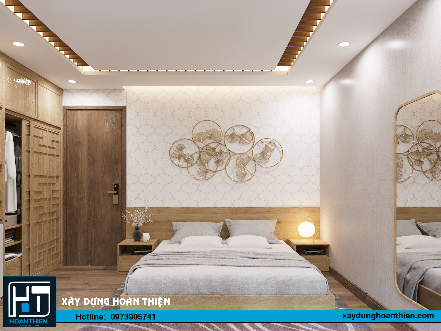 Thiết kế thi công nội thất căn hộ cho thuê tại Hoàng Huy Riverside