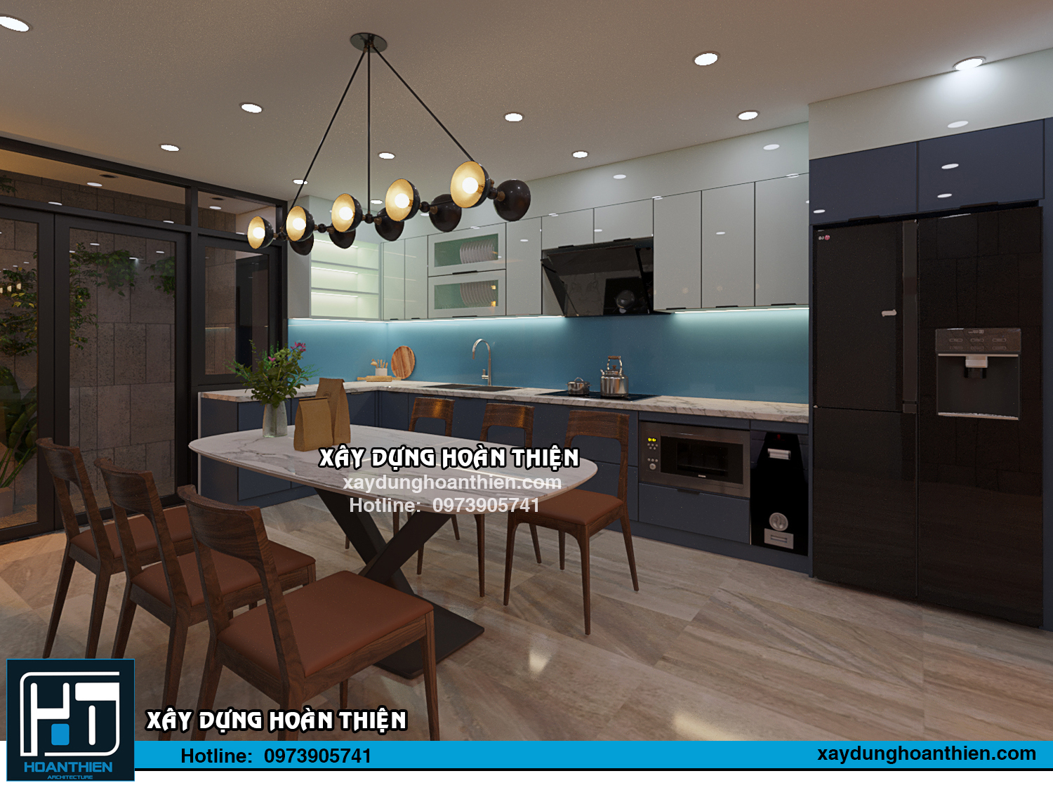 Thi công nội thất nhà ống 4 tầng 2023 tại Hải Phòng