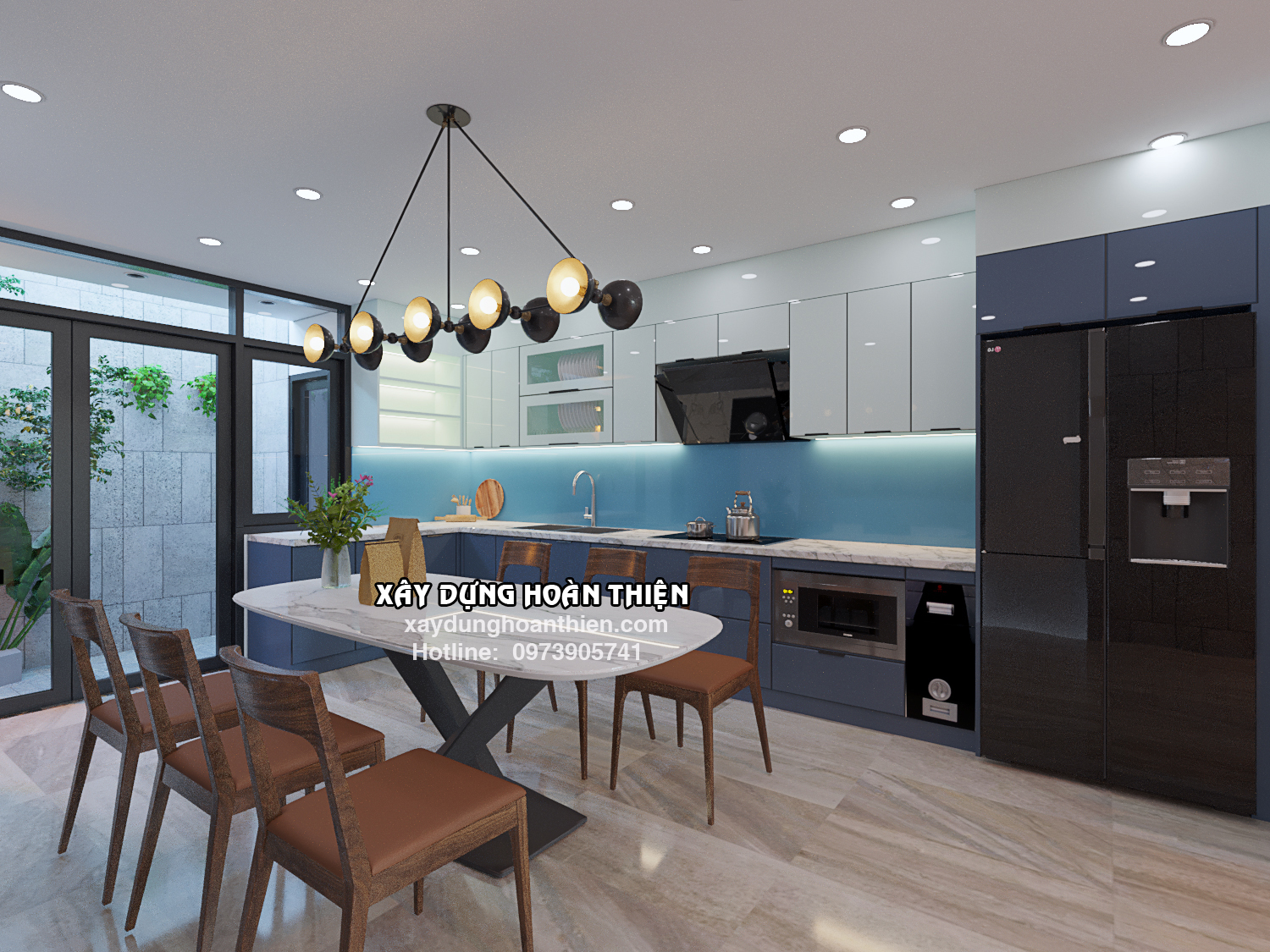 Thi công nội thất nhà ống 4 tầng 2023 tại Hải Phòng