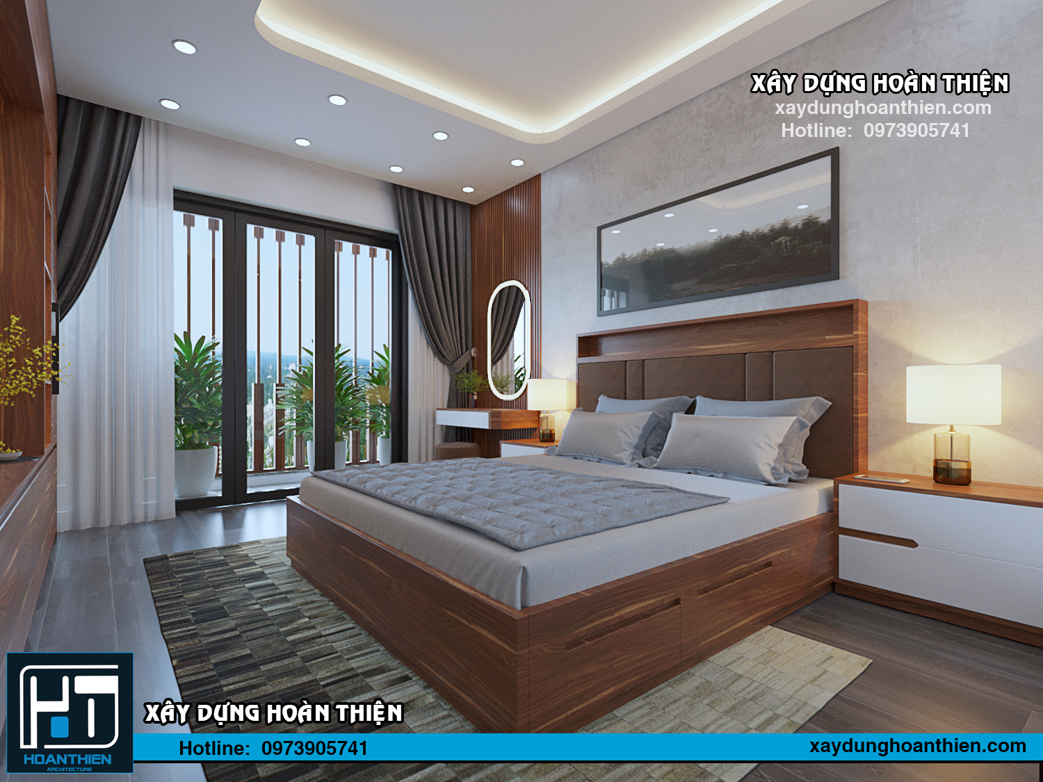Thi công nội thất nhà ống 4 tầng 2023 tại Hải Phòng