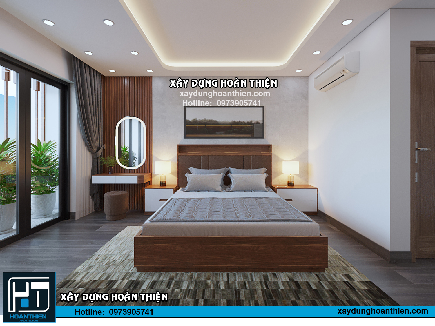 Thi công nội thất nhà ống 4 tầng 2023 tại Hải Phòng