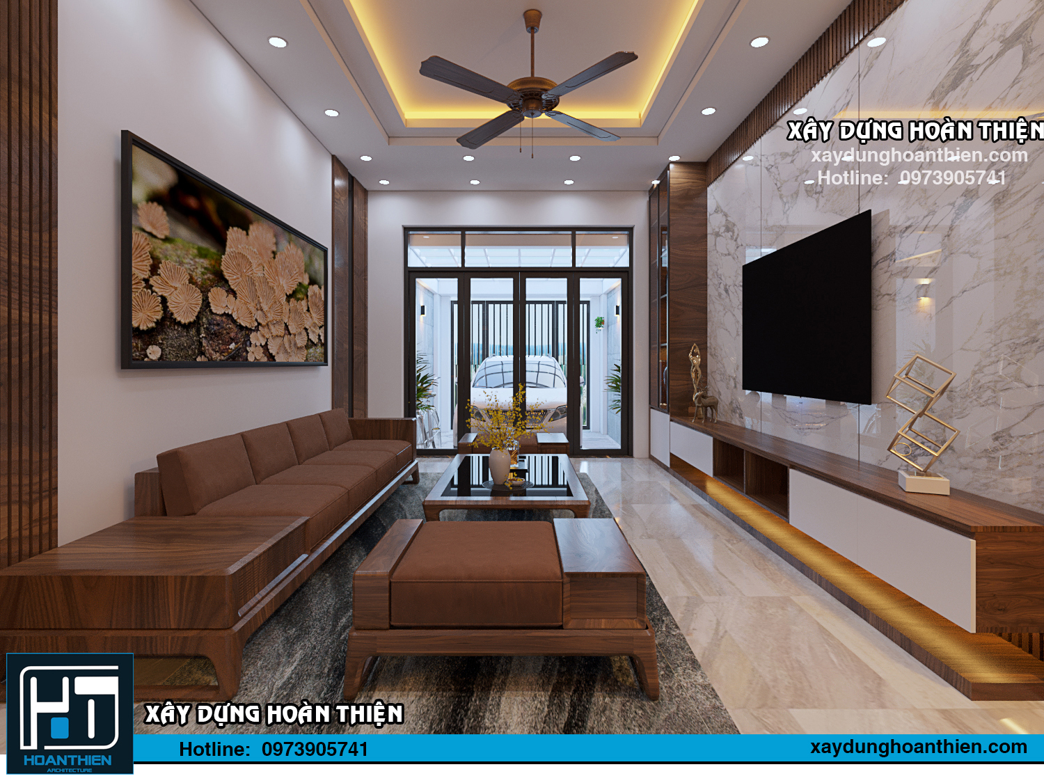 Thi công nội thất nhà ống 4 tầng 2023 tại Hải Phòng