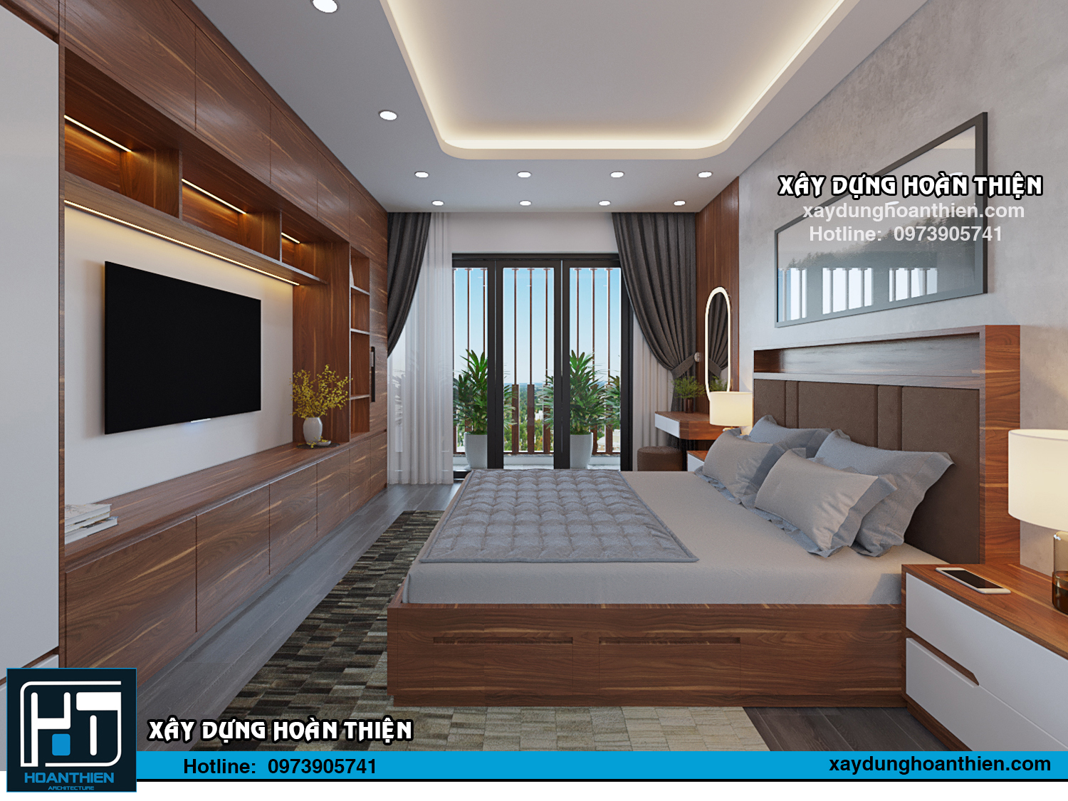 Thi công nội thất nhà ống 4 tầng 2023 tại Hải Phòng