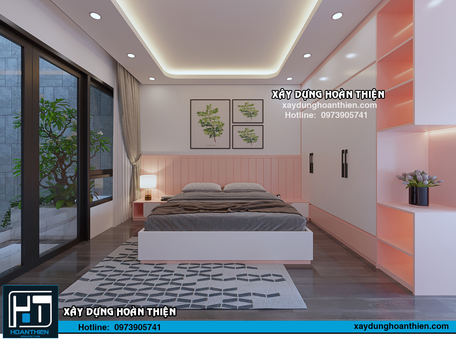 Thi công nội thất nhà ống 4 tầng 2023 tại Hải Phòng