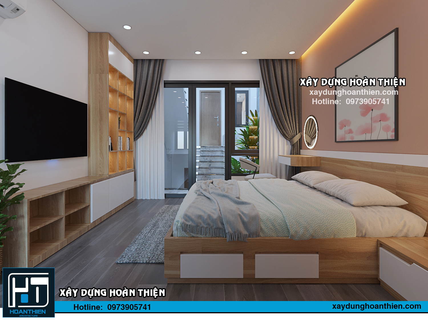 Thi công nội thất nhà ống 4 tầng 2023 tại Hải Phòng