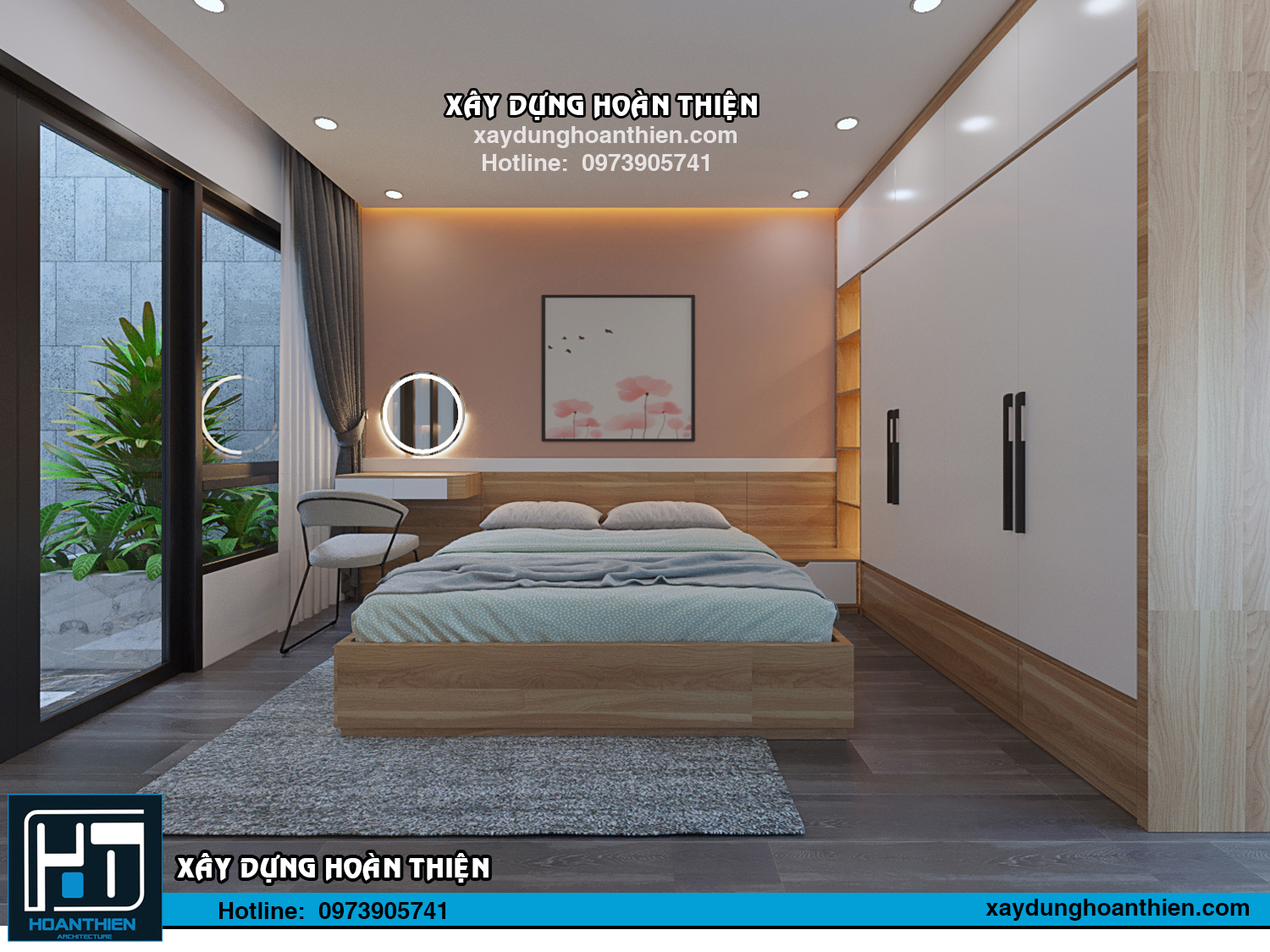 Thi công nội thất nhà ống 4 tầng 2023 tại Hải Phòng