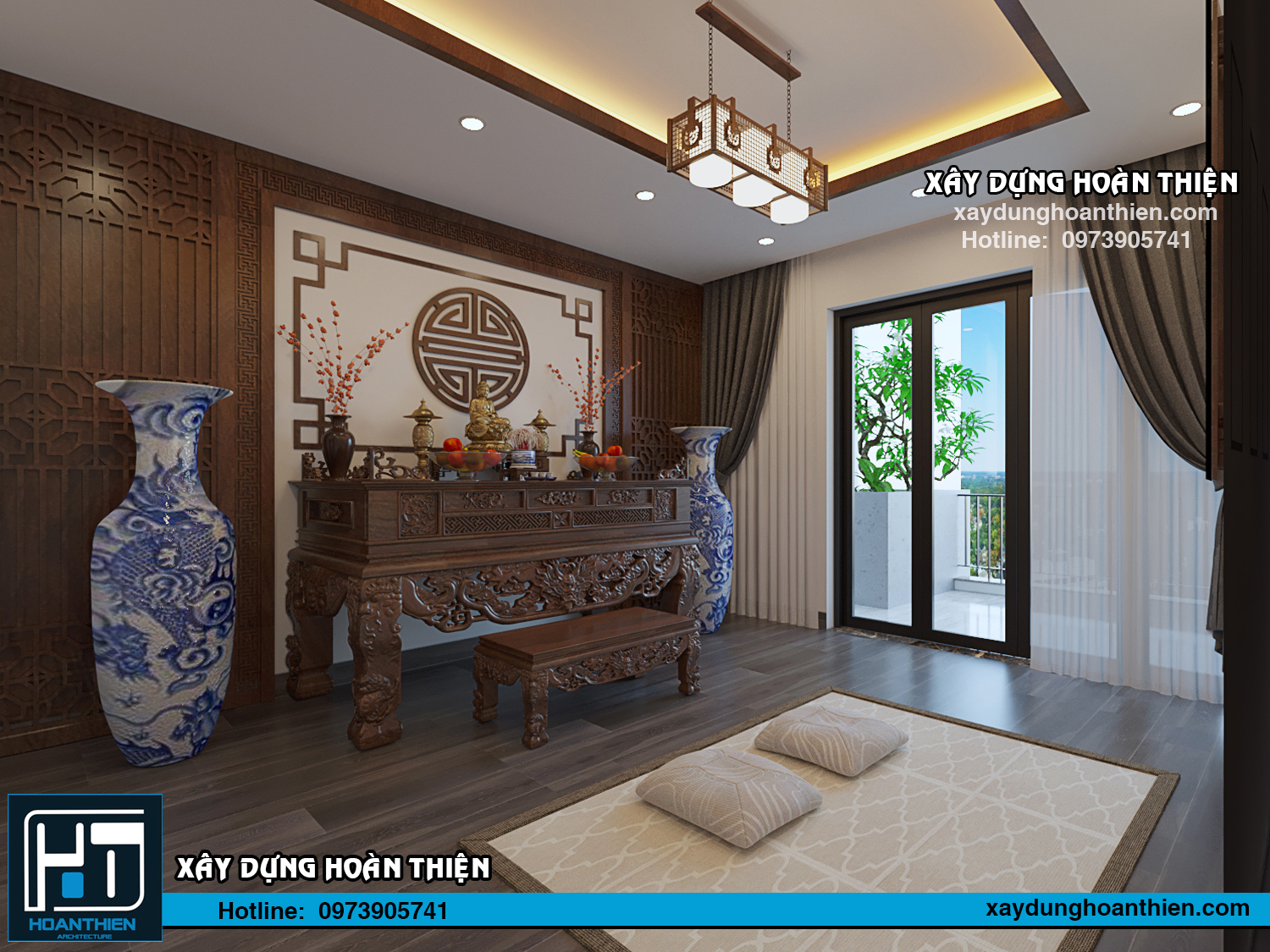 Thi công nội thất nhà ống 4 tầng 2023 tại Hải Phòng