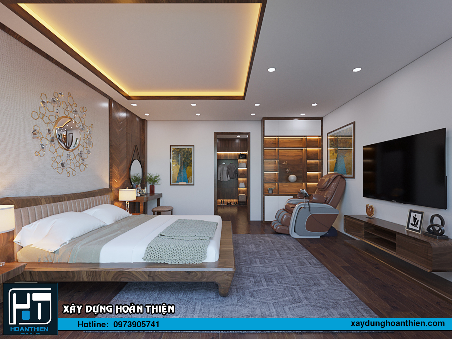 nội thất nhà ống 5 tầng