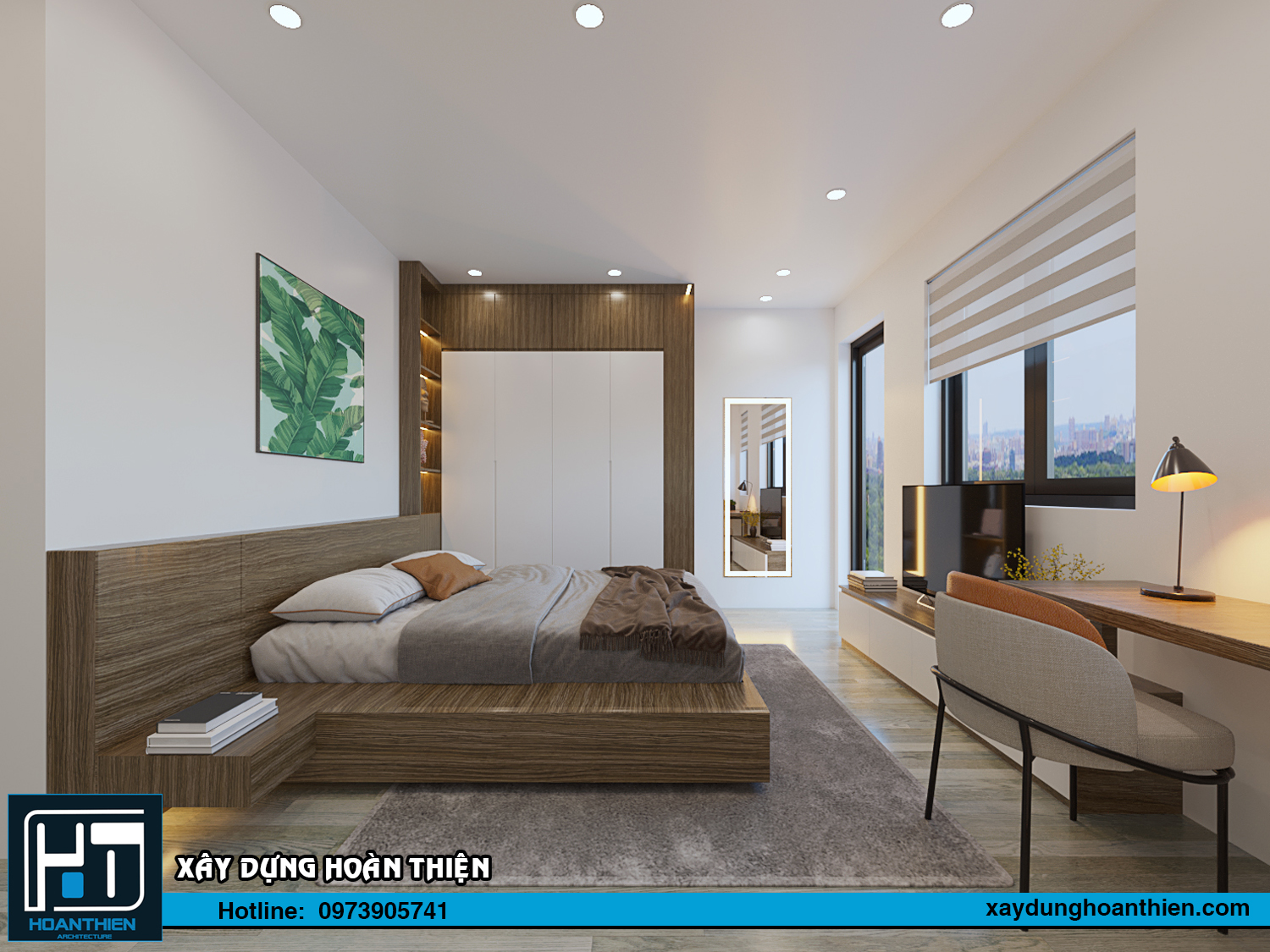 nội thất nhà ống 5 tầng