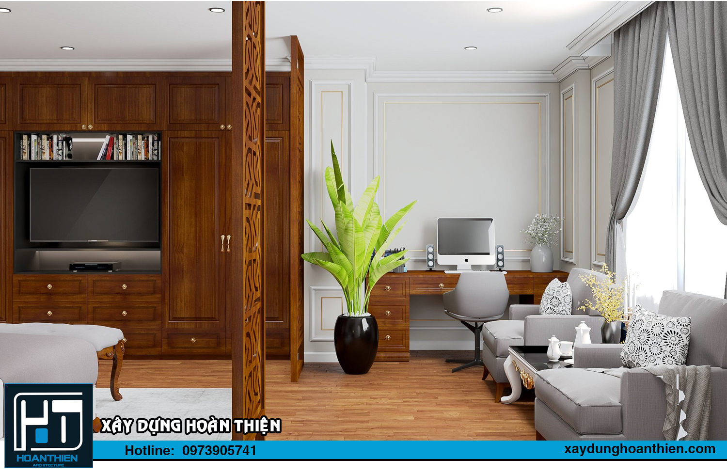 Thiết kế nội thất đẹp ấn tượng tại Hải Dương