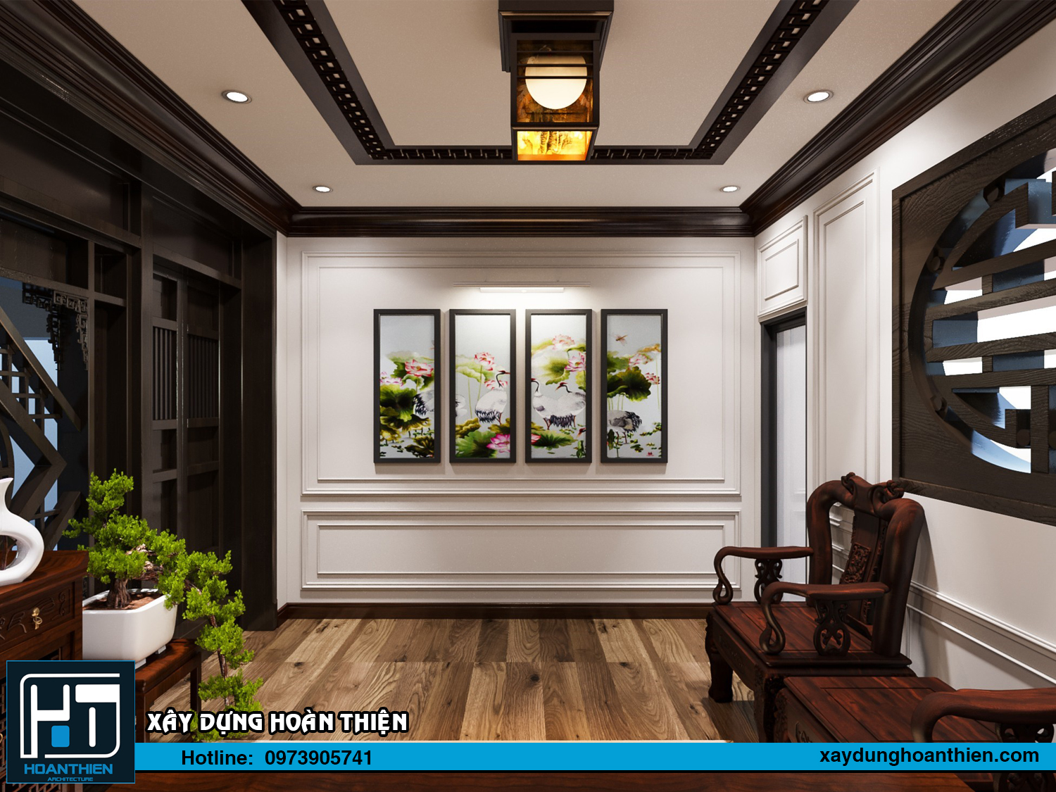 Thiết kế nội thất đẹp ấn tượng tại Hải Dương