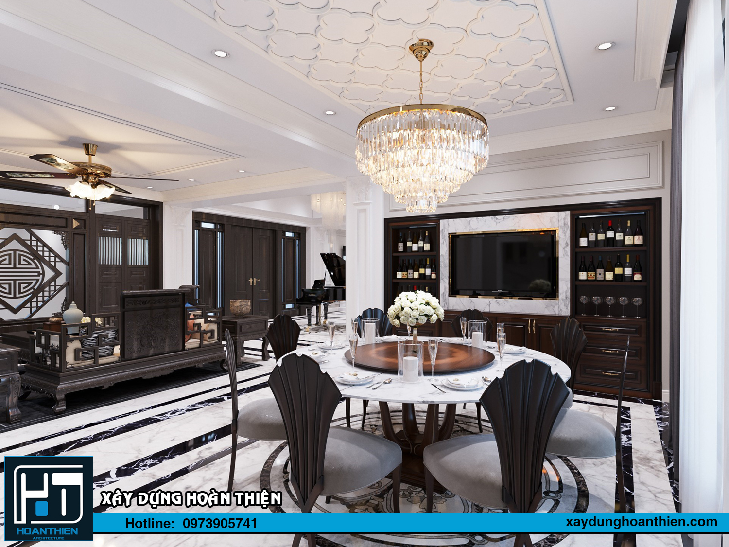 Thiết kế nội thất đẹp ấn tượng tại Hải Dương