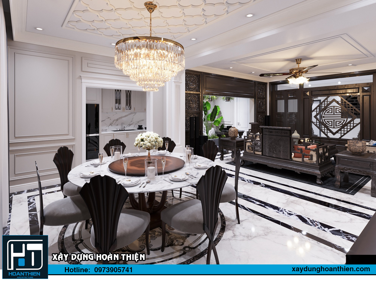 Thiết kế nội thất đẹp ấn tượng tại Hải Dương