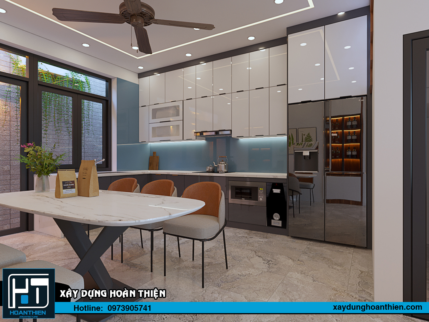 Thiết kế - thi công nội thất nhà ống hiện đại