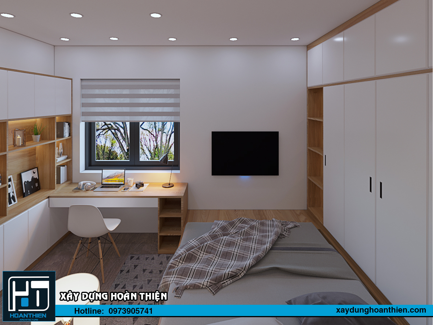 Thiết kế - thi công nội thất nhà ống hiện đại