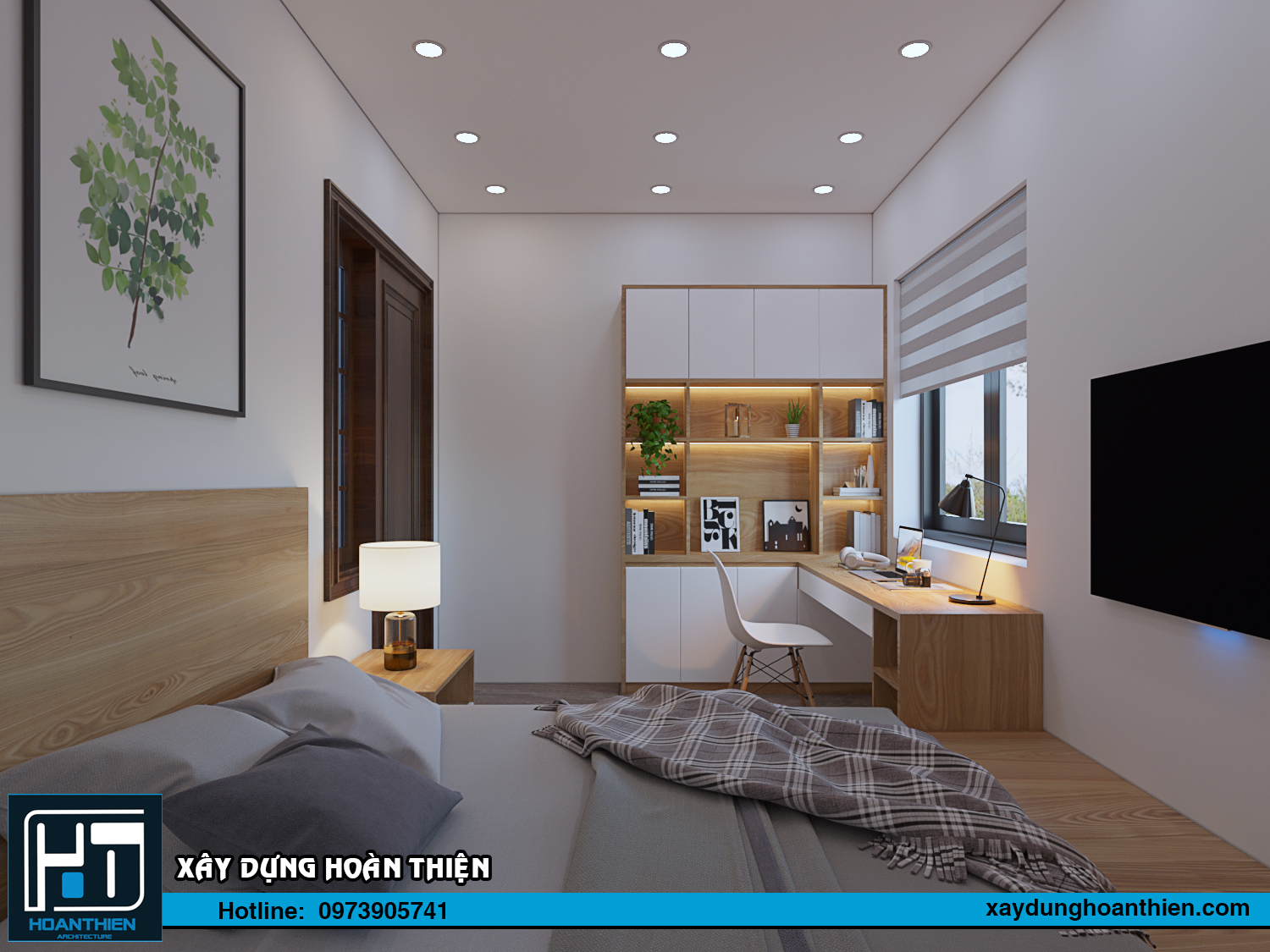 Thiết kế - thi công nội thất nhà ống hiện đại