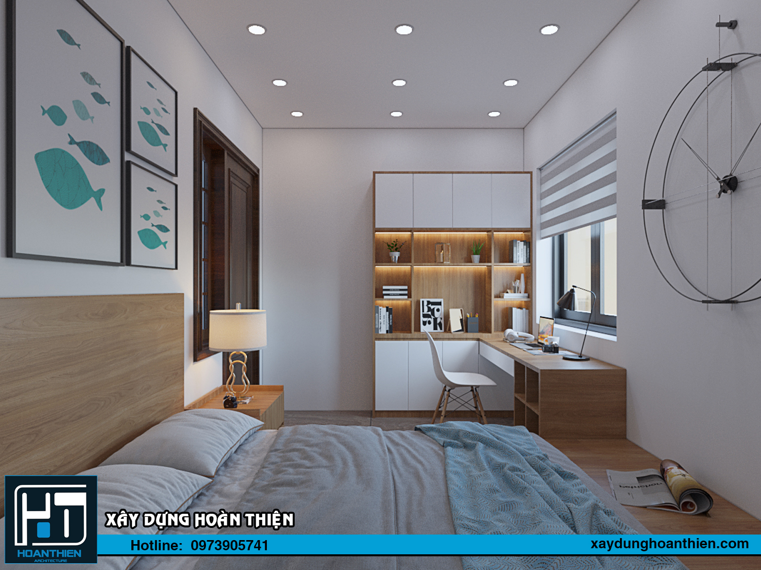 Thiết kế - thi công nội thất nhà ống hiện đại