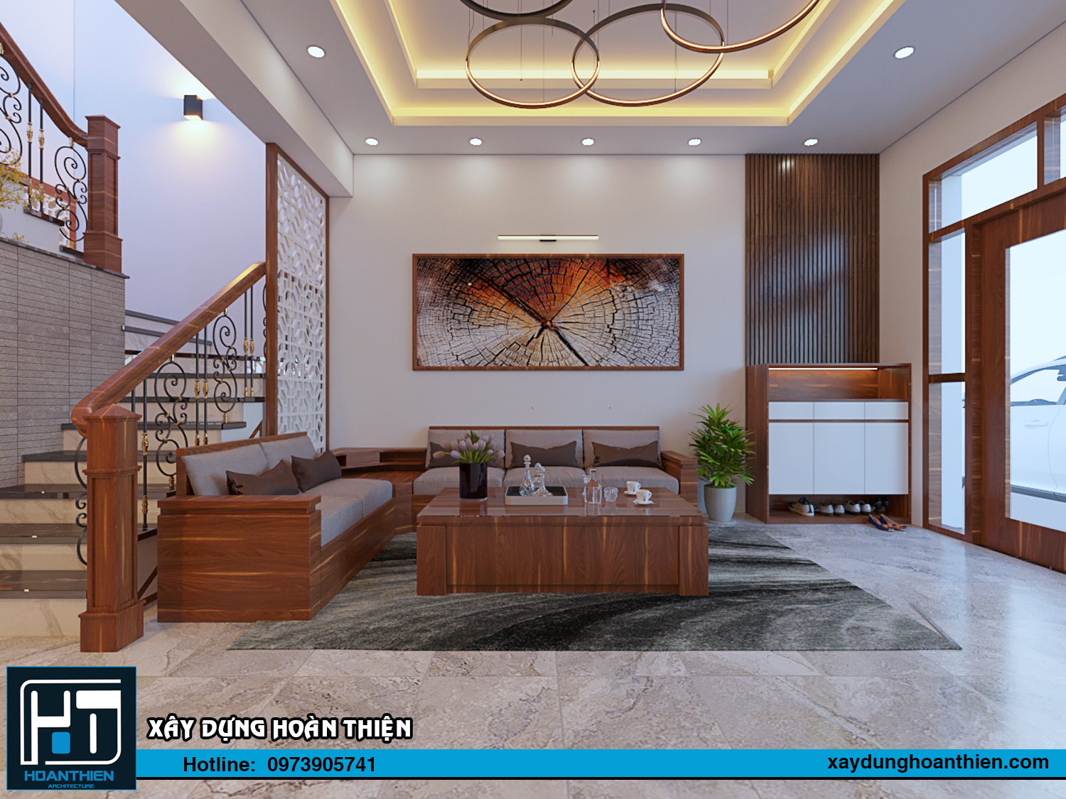 Thiết kế - thi công nội thất nhà ống hiện đại