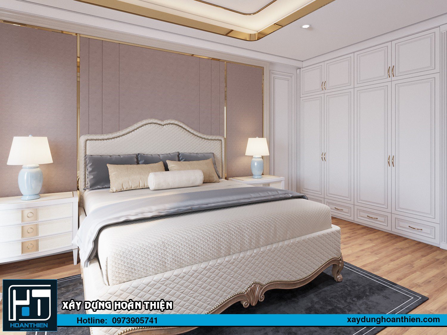 Thiết kế nội thất biệt thự 3 tầng tại Uông Bí Quảng Ninh 