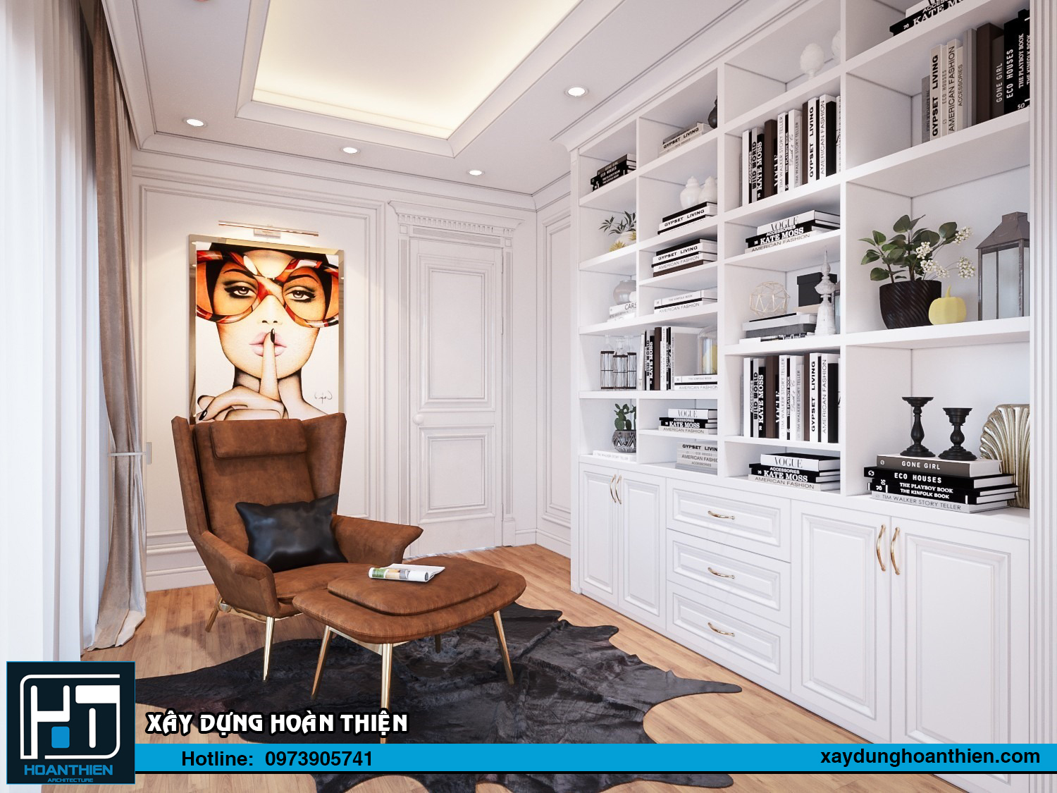 Thiết kế nội thất biệt thự 3 tầng tại Uông Bí Quảng Ninh 