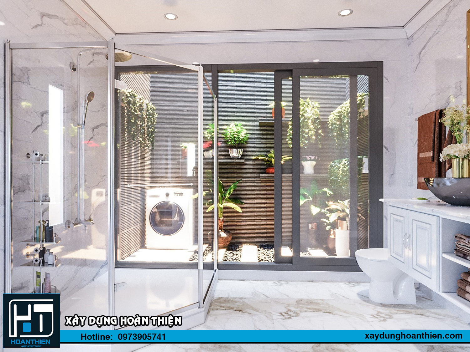 Thiết kế nội thất biệt thự 3 tầng tại Uông Bí Quảng Ninh 