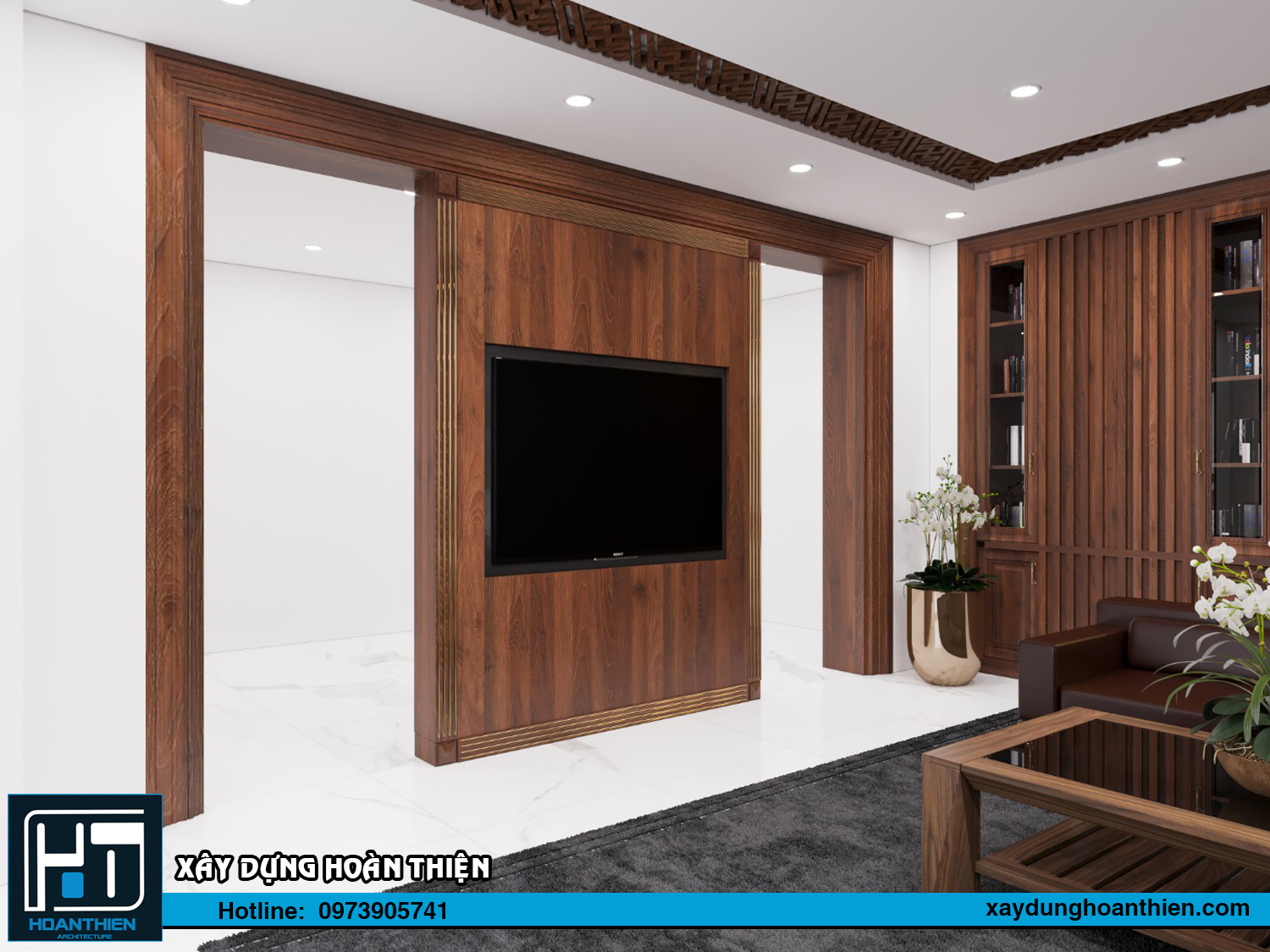 Thiết kế nội thất phòng tổng giám đốc Hải Dương