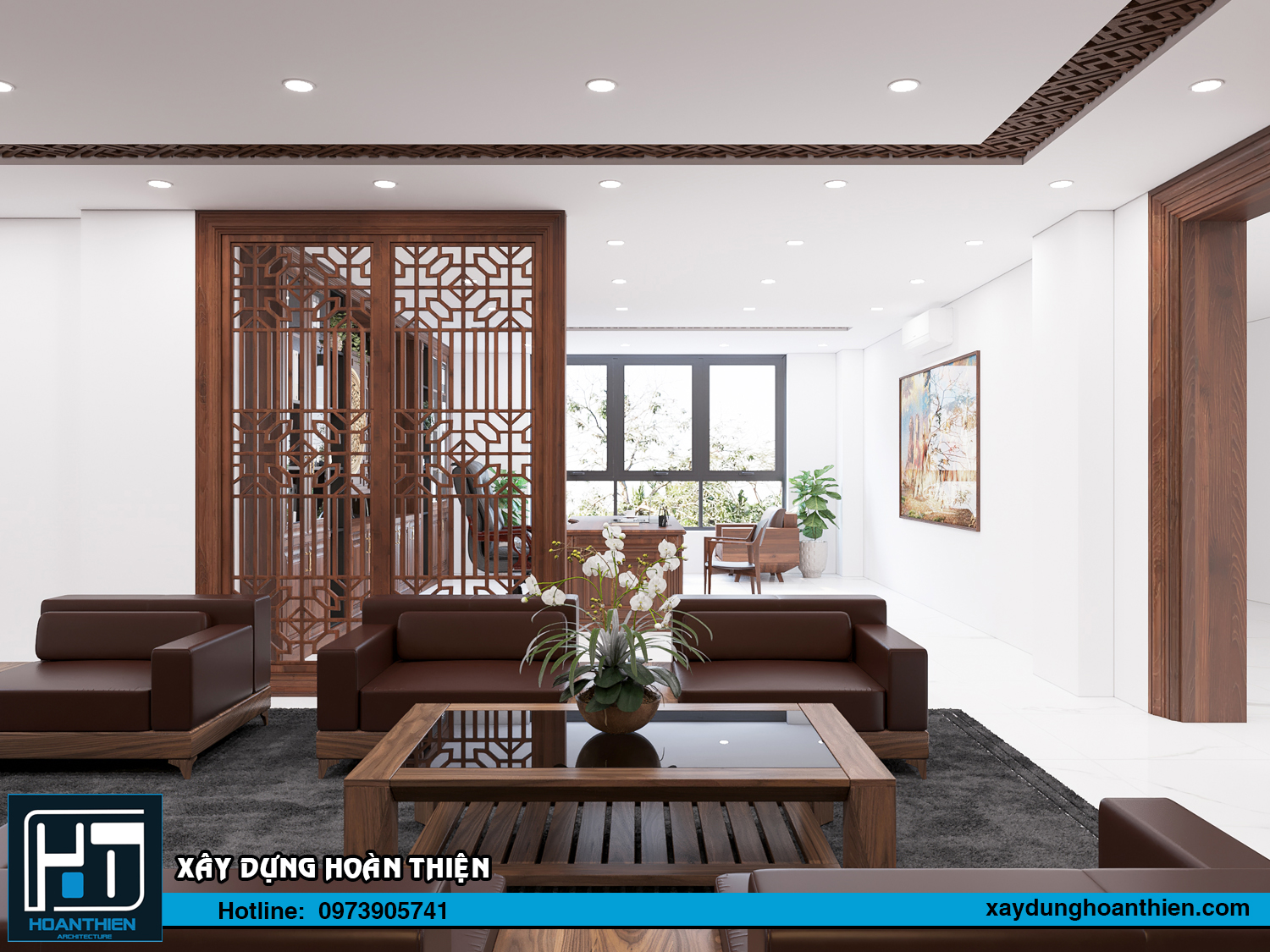 Thiết kế nội thất phòng tổng giám đốc Hải Dương