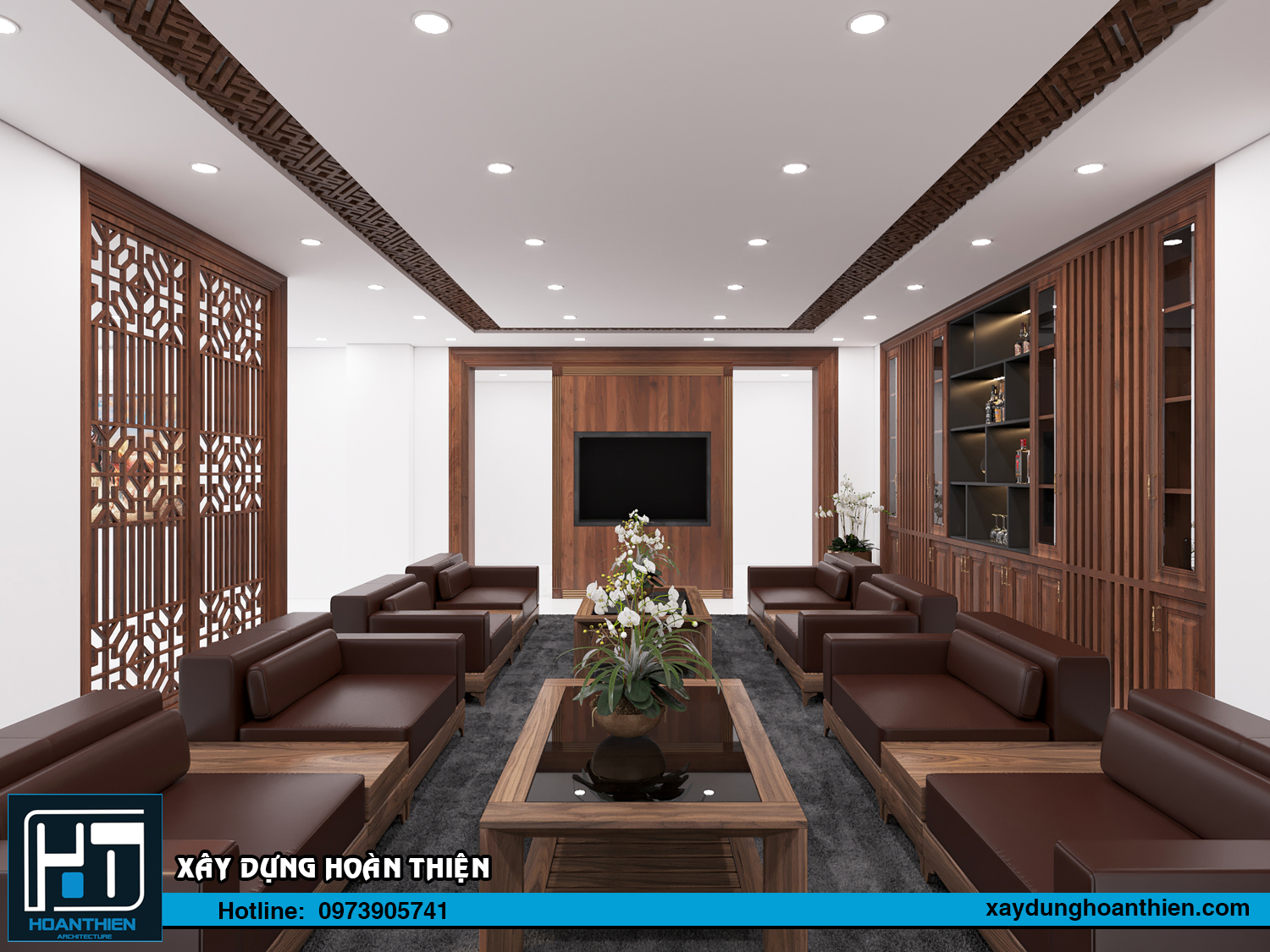 Thiết kế nội thất phòng tổng giám đốc Hải Dương