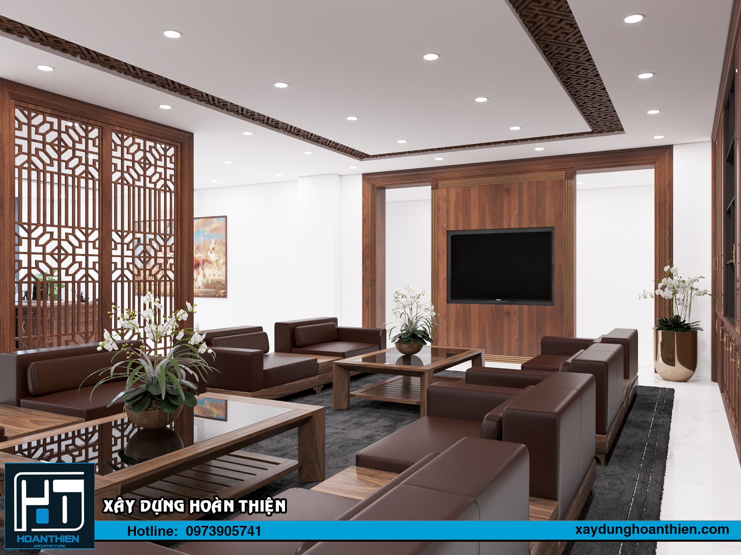 Thiết kế nội thất phòng tổng giám đốc Hải Dương