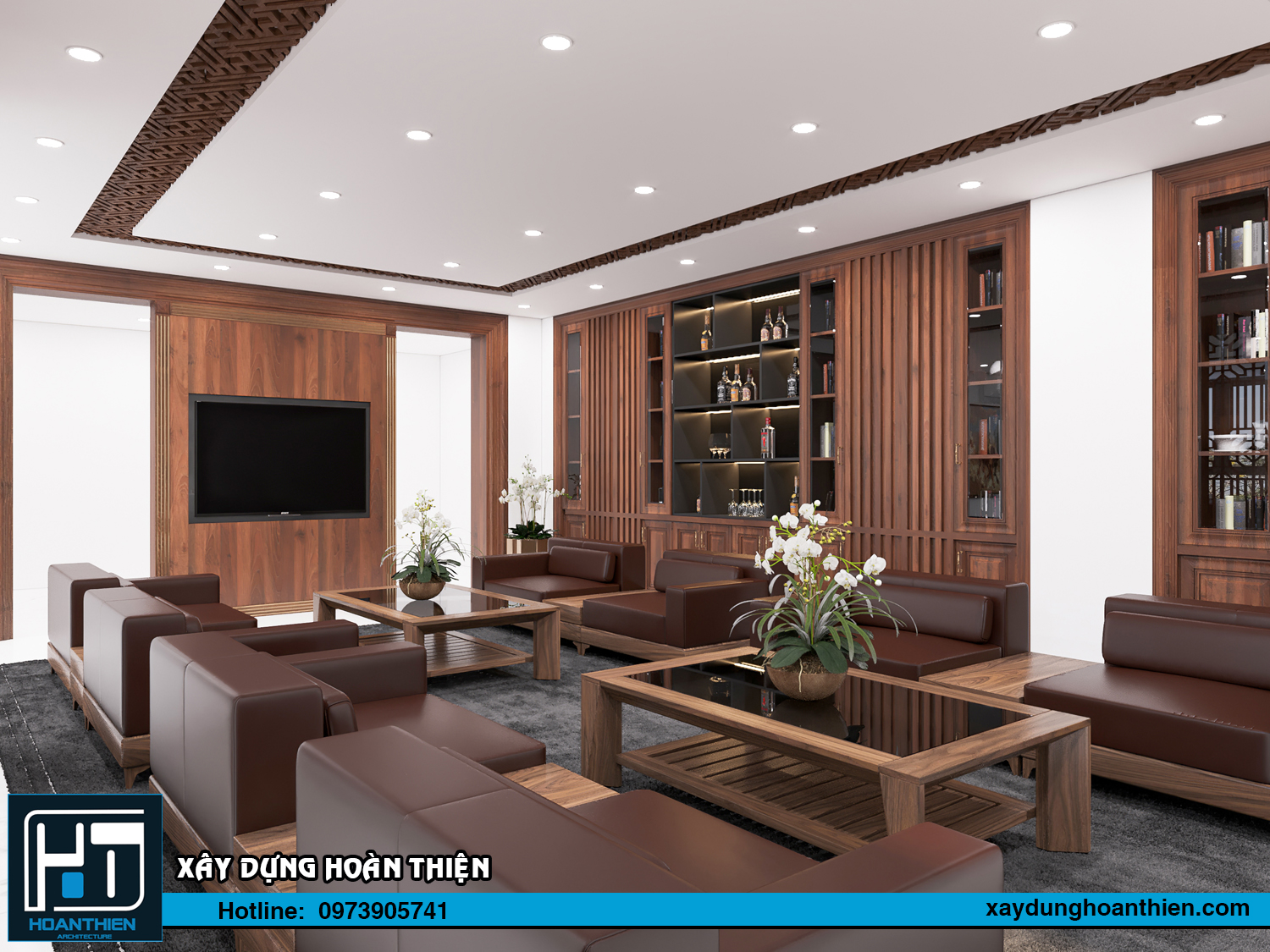 Thiết kế nội thất phòng tổng giám đốc Hải Dương