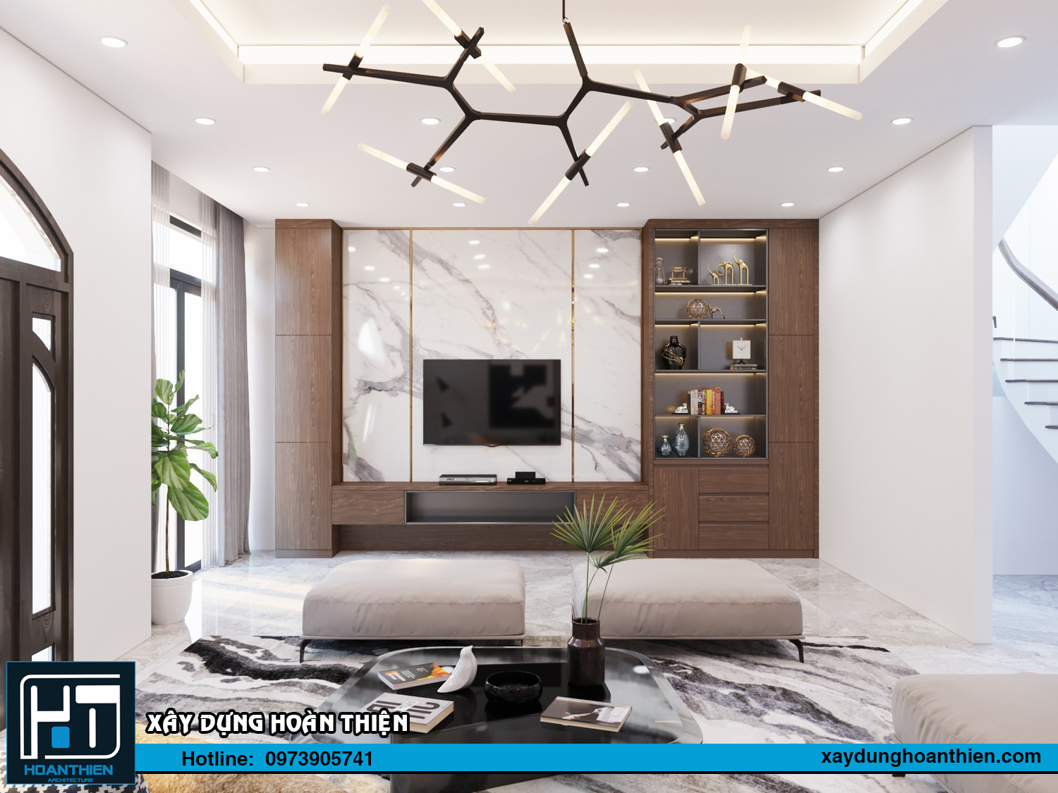 Thiết kế nội thất căn hộ cho thuê Vinhome Imperia