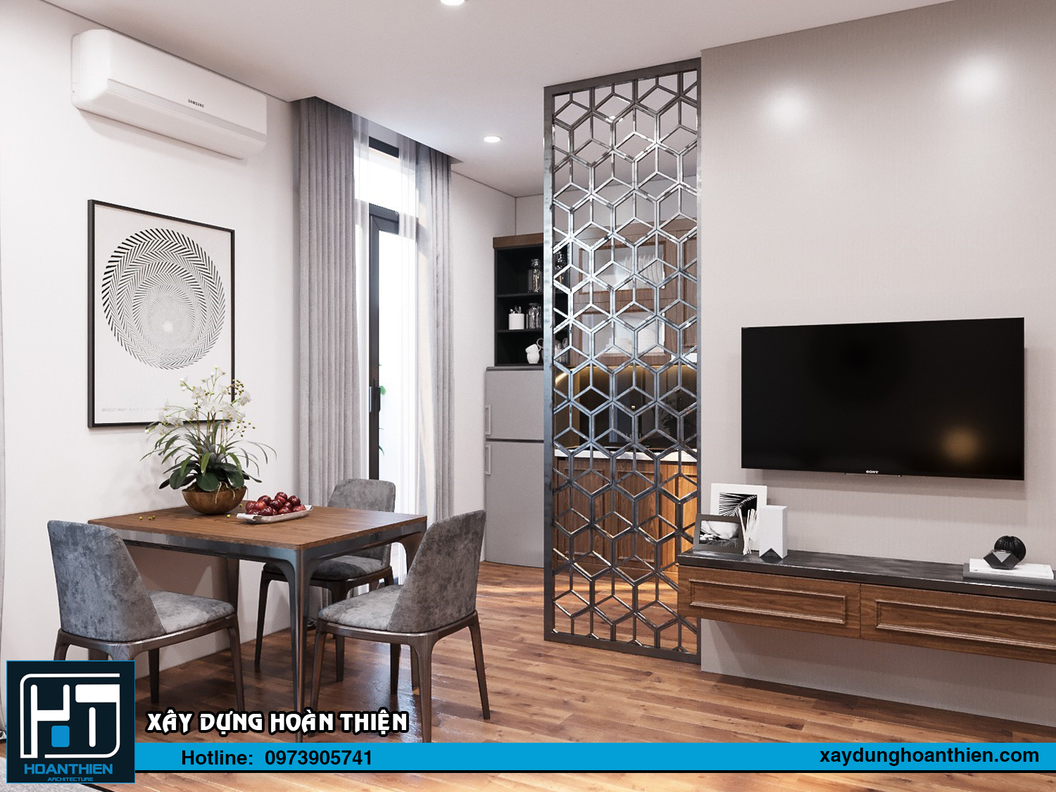 Thiết kế nội thất căn hộ cho thuê Vinhome Imperia