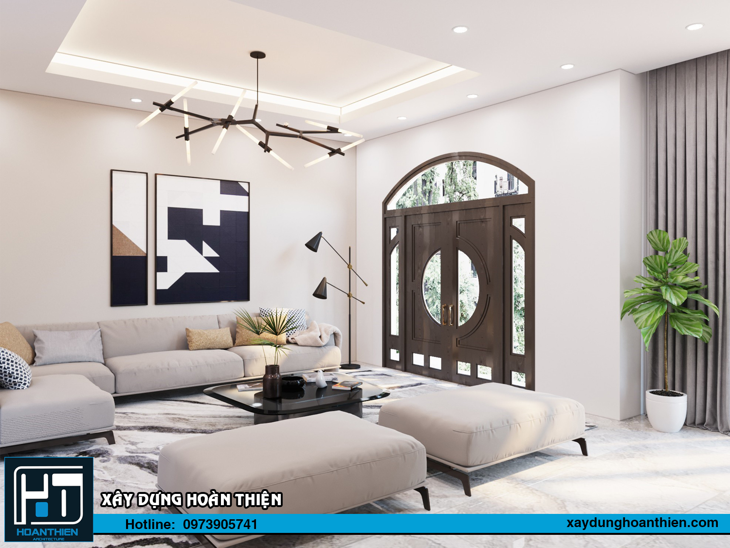 Thiết kế nội thất căn hộ cho thuê Vinhome Imperia