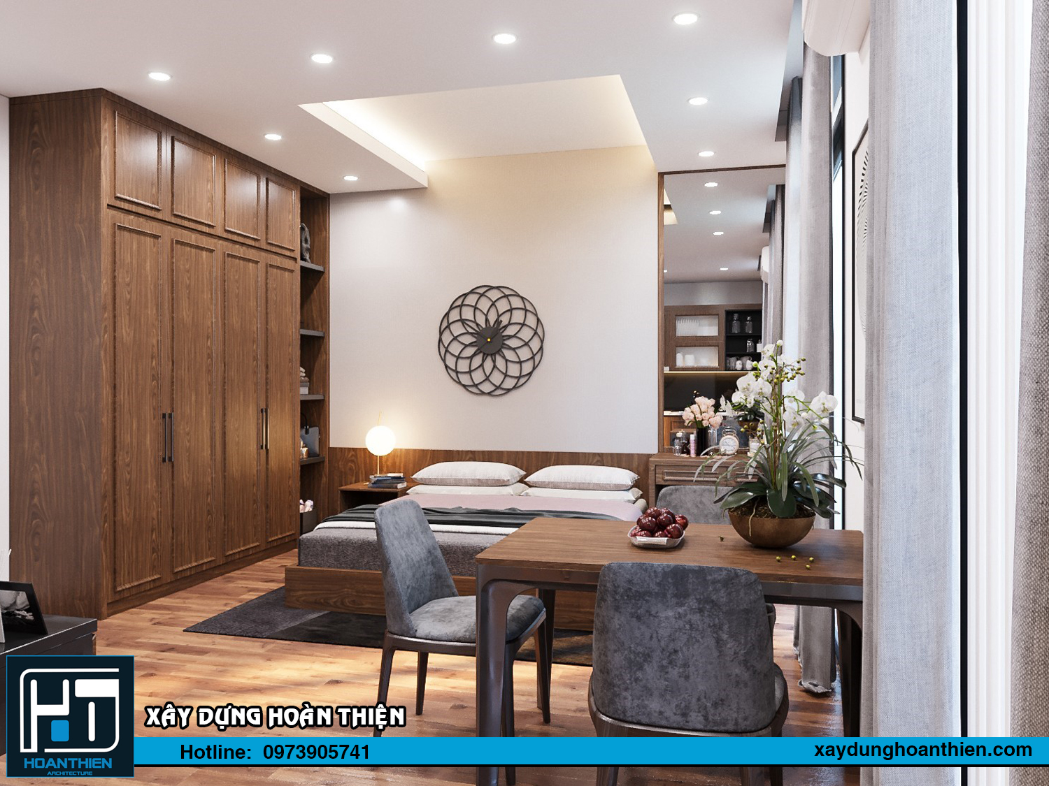 Thiết kế nội thất căn hộ cho thuê Vinhome Imperia