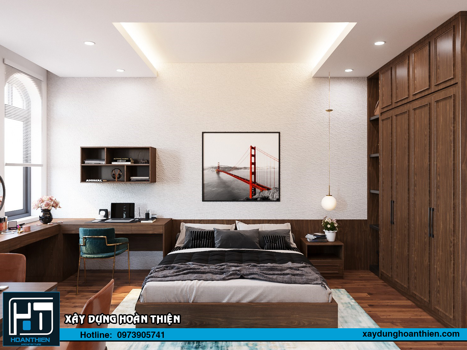 Thiết kế nội thất căn hộ cho thuê Vinhome Imperia