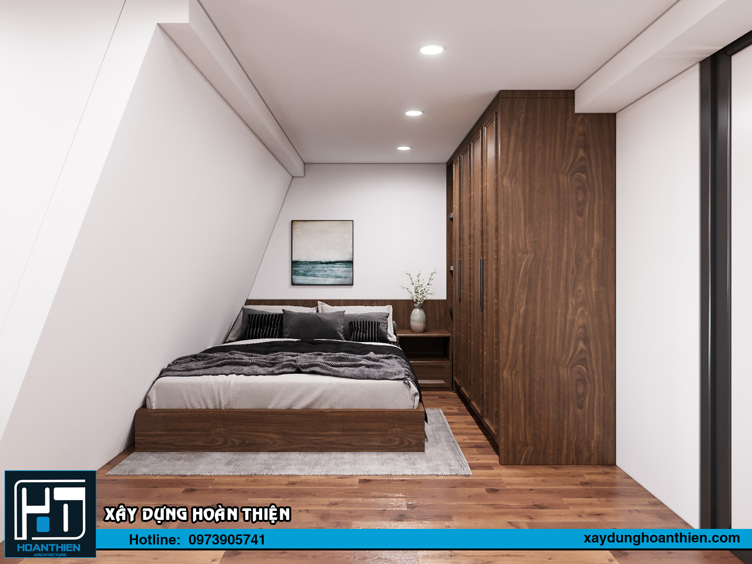 Thiết kế nội thất căn hộ cho thuê Vinhome Imperia