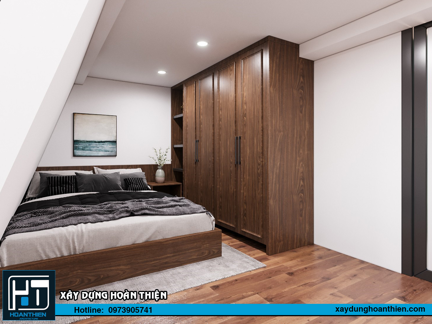 Thiết kế nội thất căn hộ cho thuê Vinhome Imperia