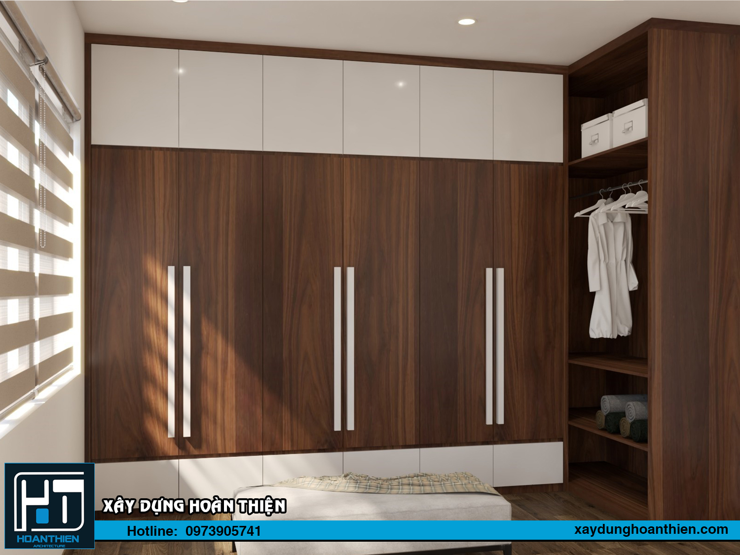 nội thất biệt thự 2 tầng mặt tiền 9m