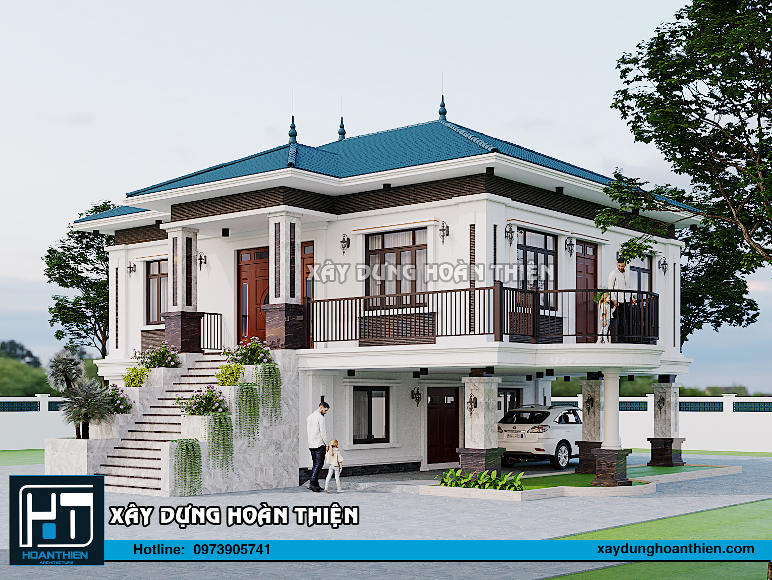 biệt thự 2 tầng