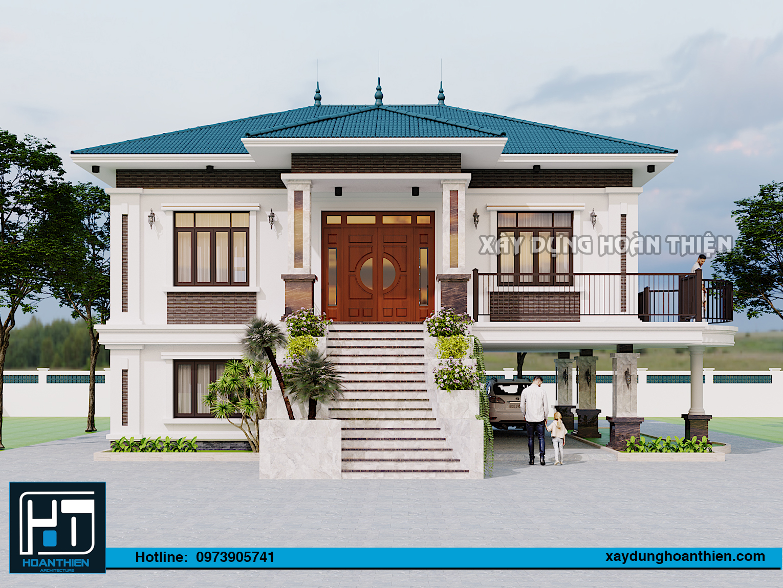 biệt thự 2 tầng