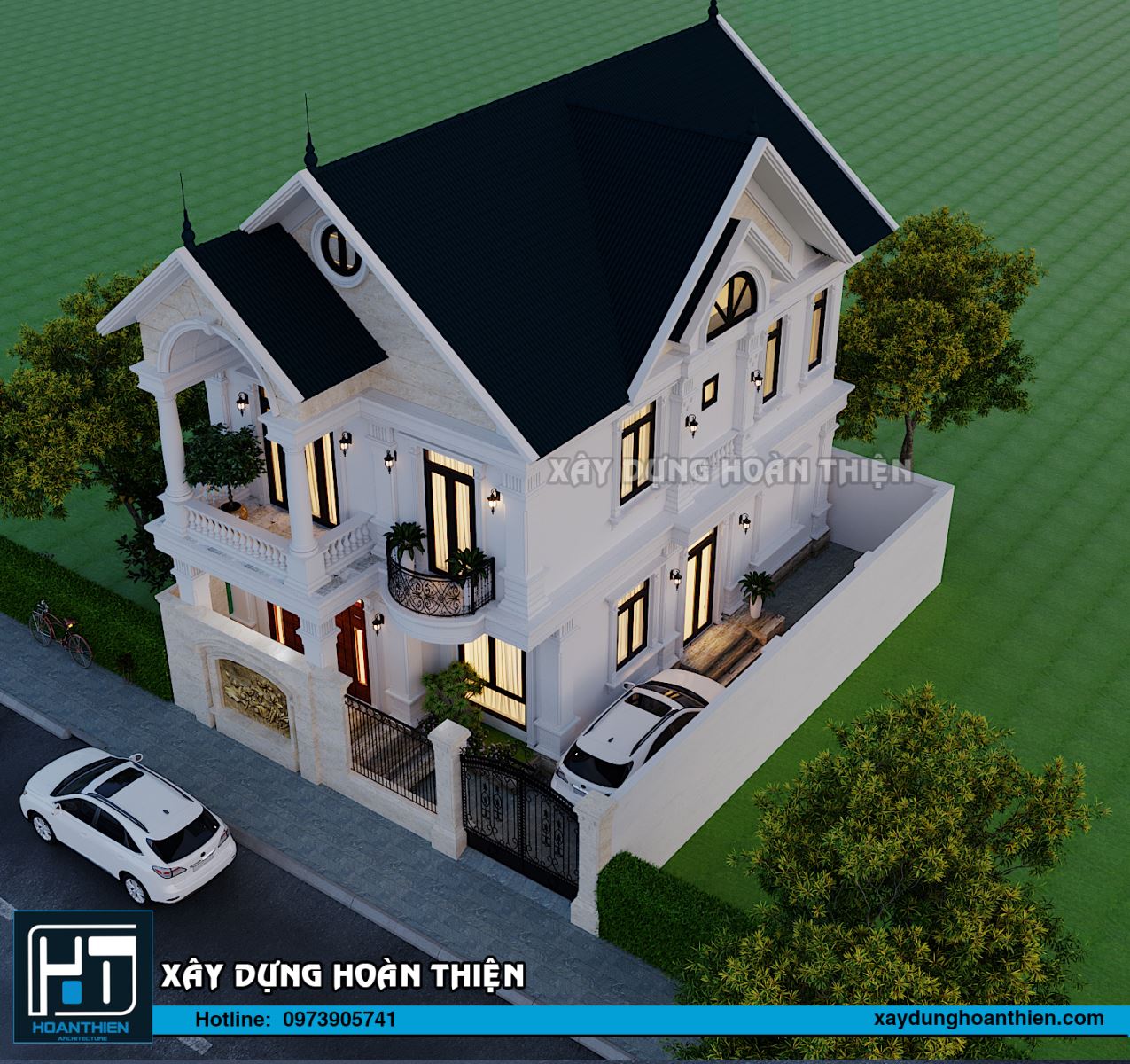 biệt thự 2 tầng