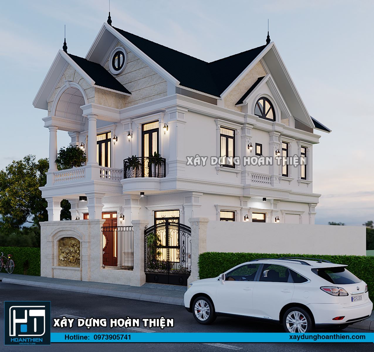biệt thự 2 tầng