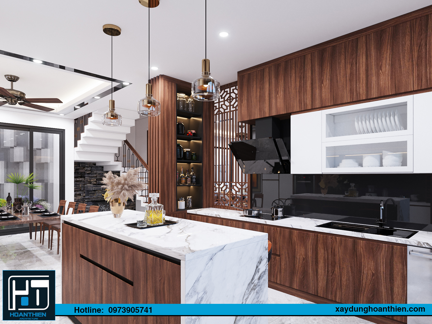 nội thất biệt thự 3 tầng