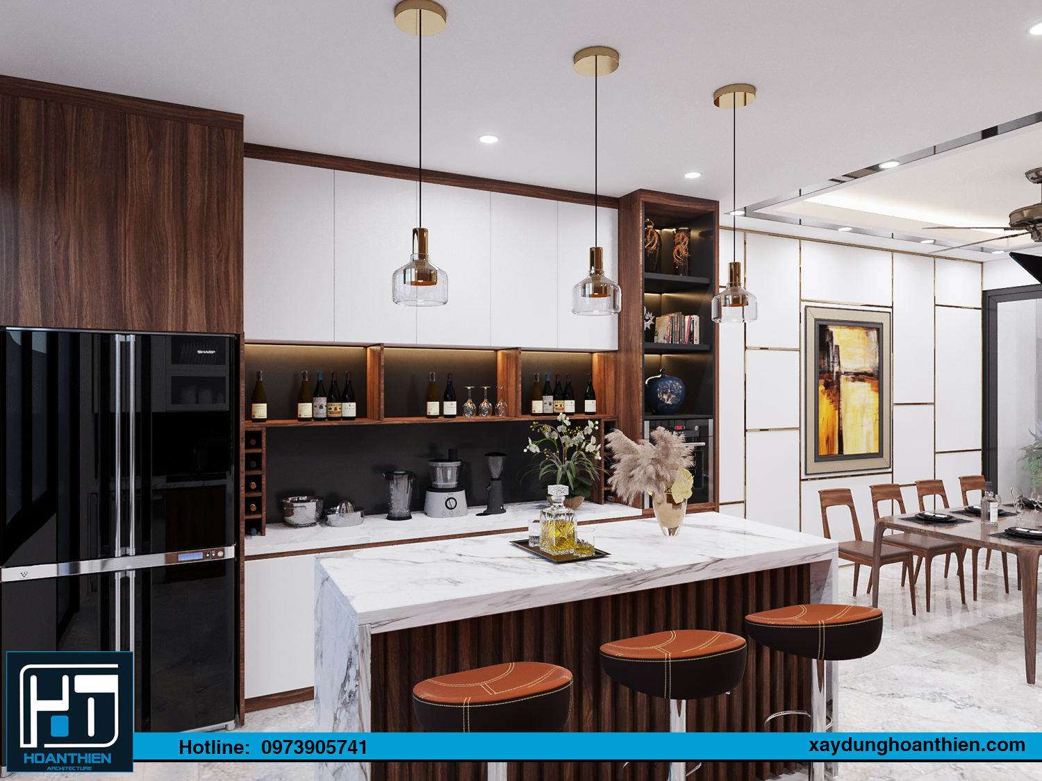 nội thất biệt thự 3 tầng