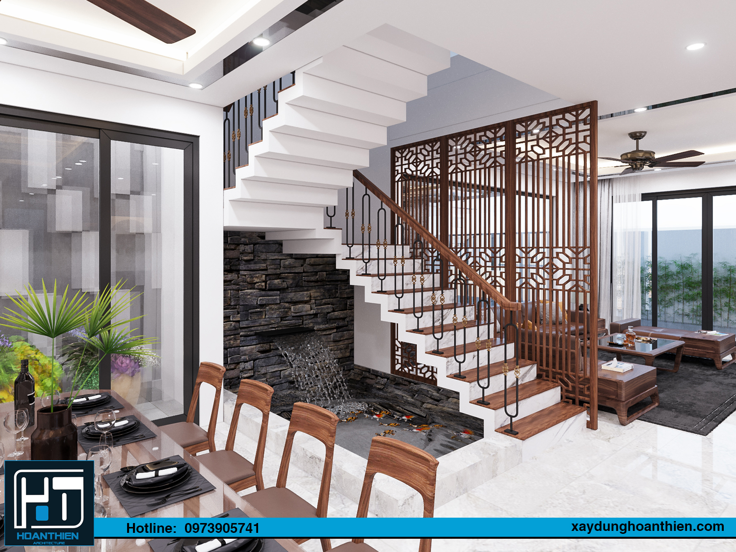 nội thất biệt thự 3 tầng