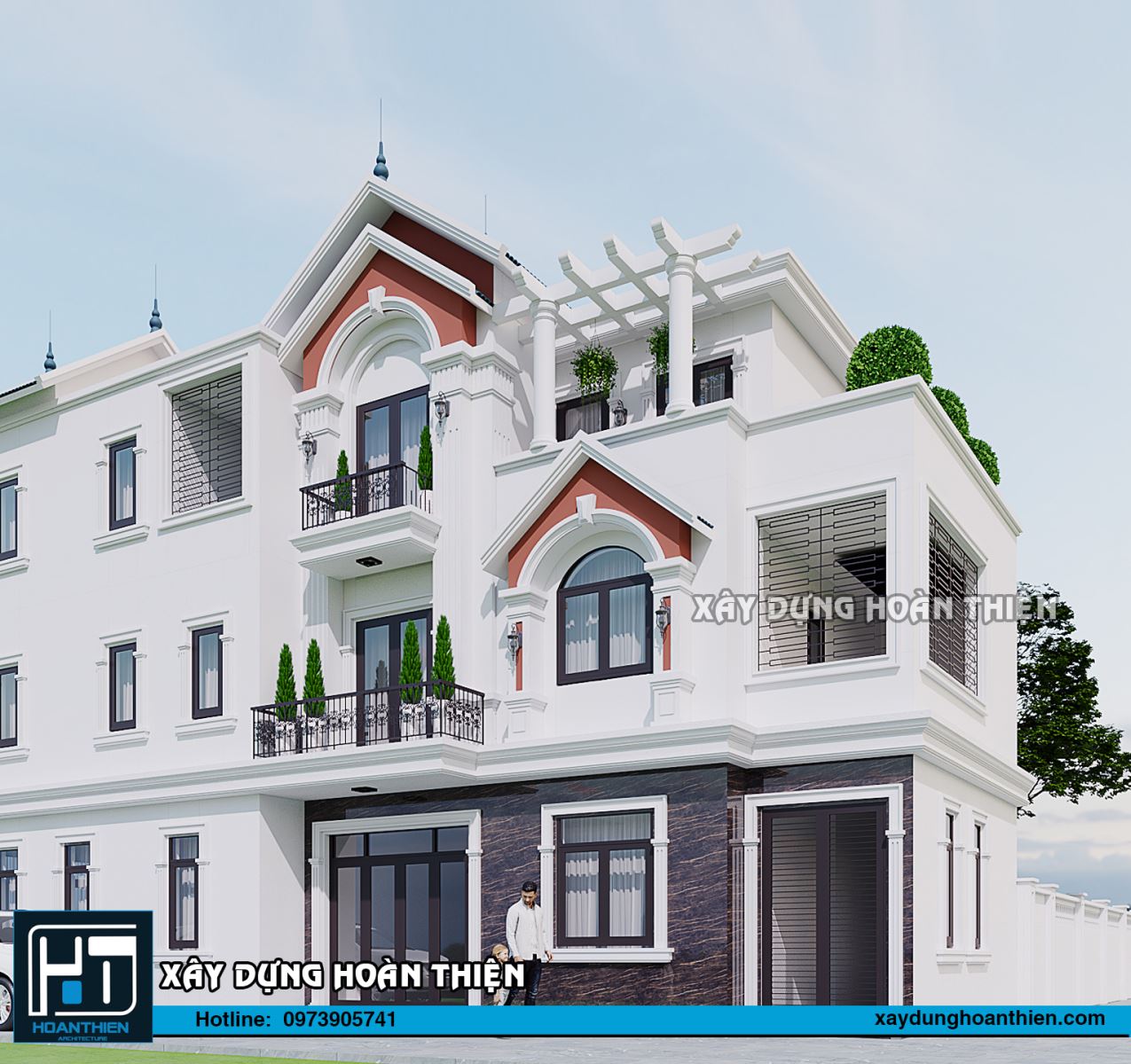 biệt thự 3 tầng