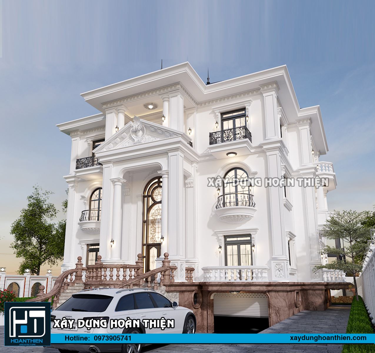 biệt thự 3 tầng